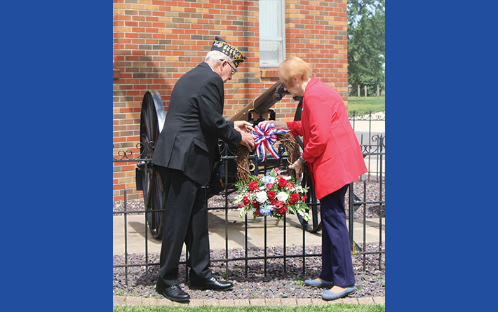 Mike Funneman serves as guest speaker at Breese Legion
