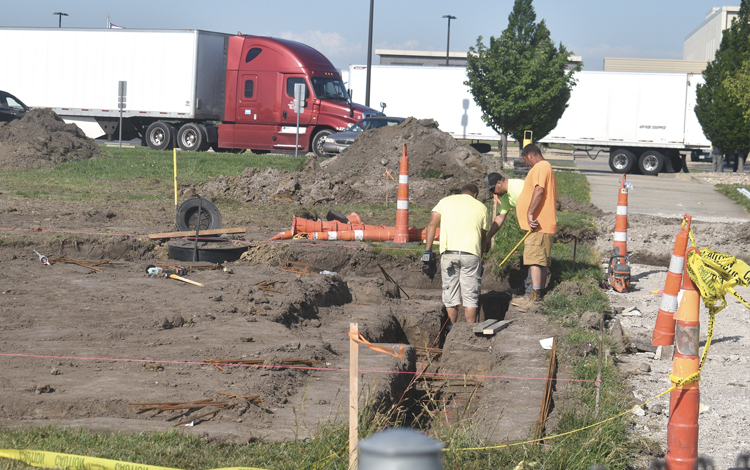 Construction underway for outdoor project at Wesclin