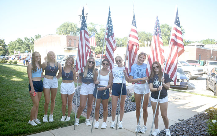 Parade kicks off with flag tribute for America's 250th birthday