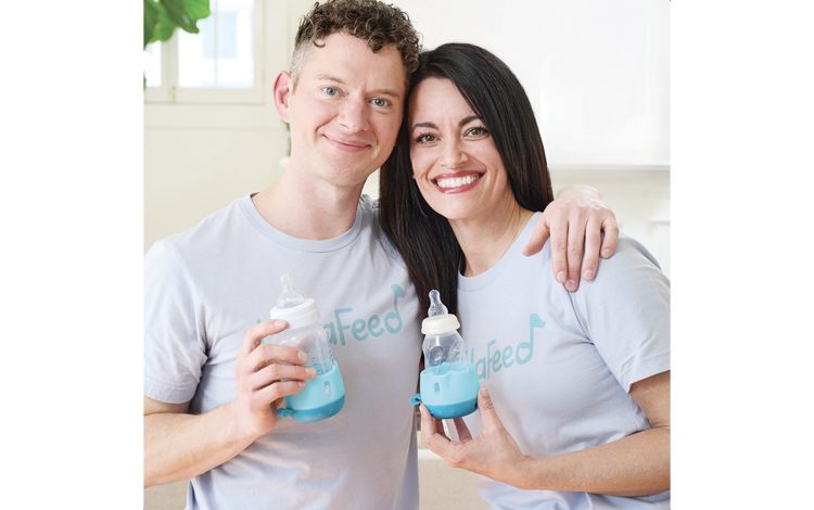 Breese native Michael Detmer invents innovative baby feeding device